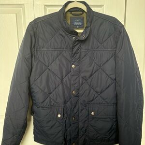 Classic 2000s preppy J. Crew quilted coat